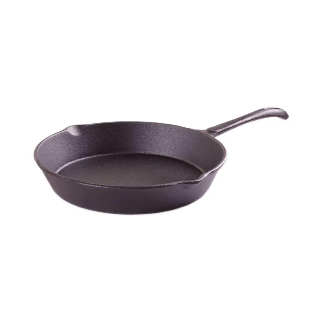 Set 4 produse din fonta pura, Tuci Oti 24 cm, 3.5l, Vas pentru gatit Cocotte Oti 18 cm, 1.5l, Tigaie Oti 24 cm, Grill Oti...