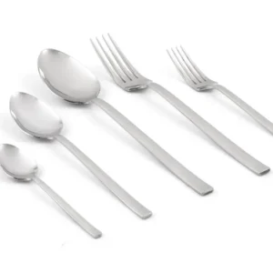 Set Tacamuri, 60 Piese, Asi Home Silvery, Argintiu, Inox