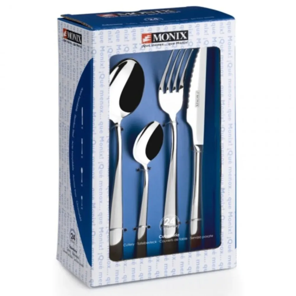 Set de Tacâmuri Monix M190974 Gri Metal Oțel inoxidabil 18/10