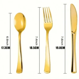 Set Tacâmuri Shein, auriu