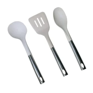 Set 3 Ustensile de Bucatarie, Polonic, Paleta, Lingura Sos