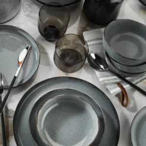 Set Vesela 16 Piese, Asi Home Mod16, Portelan, Turcoaz