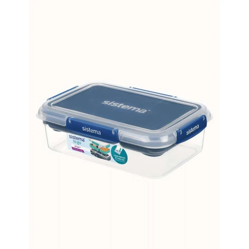 Sistema Rectangle Stax To Go - 2.2L - Albastru Ocean