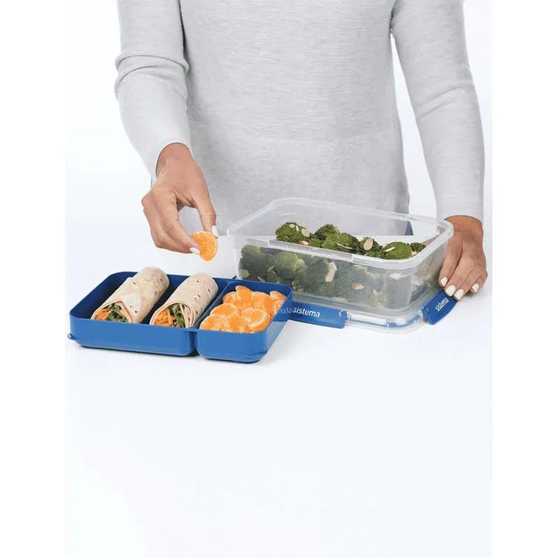 Sistema Rectangle Stax To Go - 2.2L - Albastru Ocean