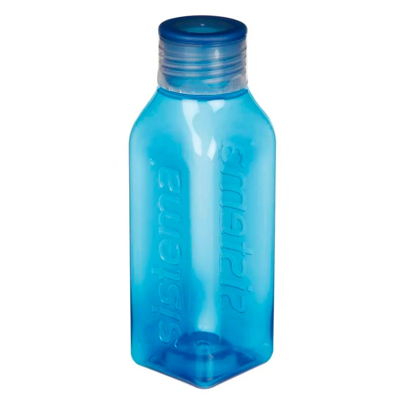 Sistema Sticlă de apă - Pătrată - 475ml - Albastru Ocean