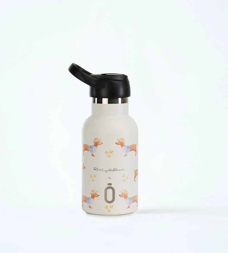 Sticla Termos Runbott 350ml La Tortuguita Blanca - Dogs Tapon Sport
