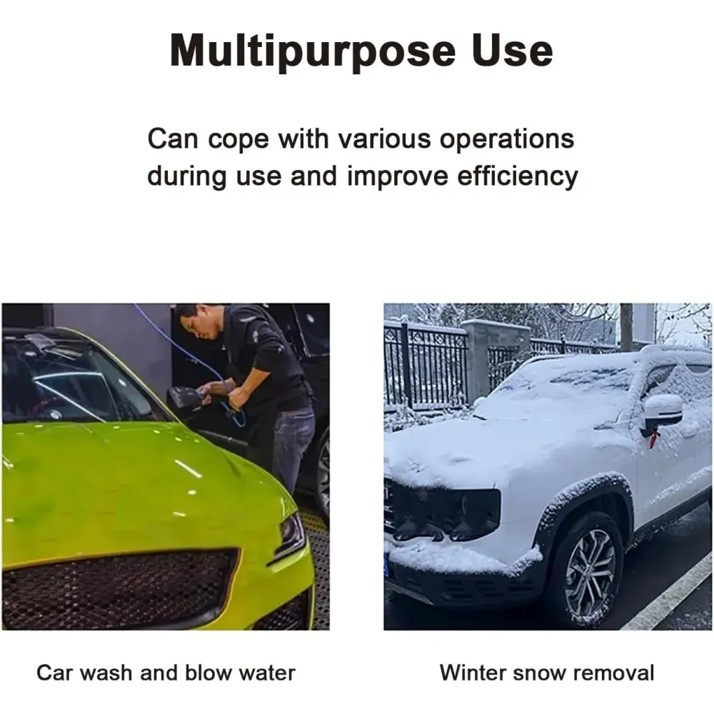 Suflanta de Aer Multifunctionala Portabila, Vivimall, Incarcare Auto, pentru Gratar, Masina, Indepartare Frunze si Praf, 1...