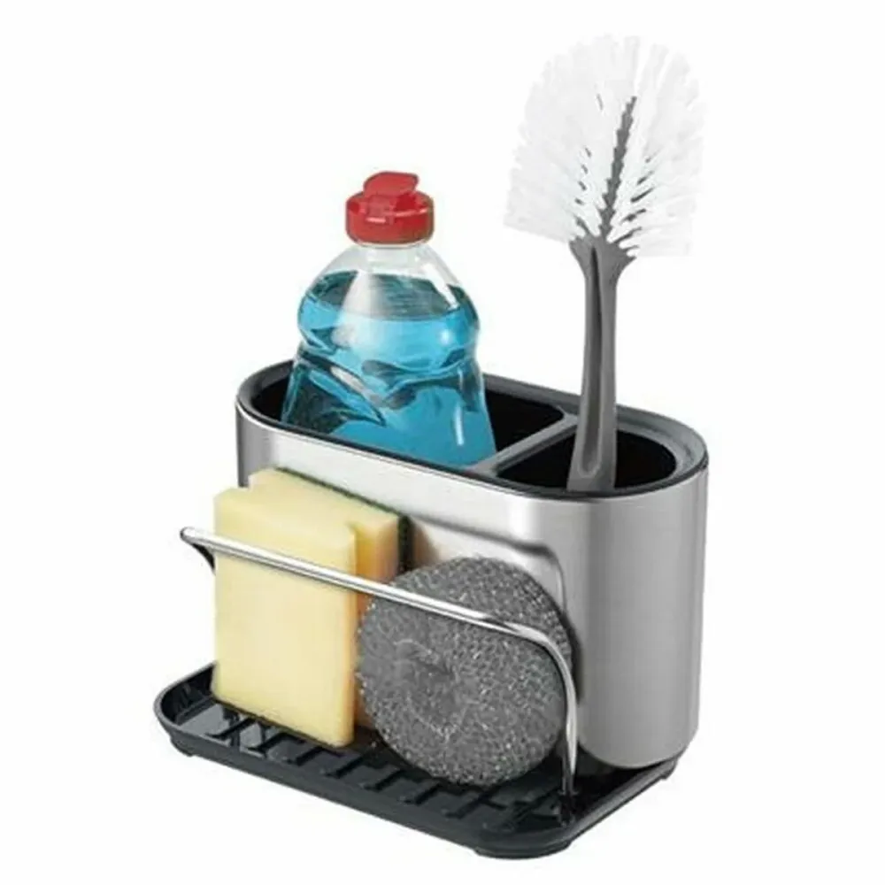 Suport de Bureți de Vase pentru Chiuvetă DKD Home Decor 18 x 12,3 x 12 cm ABS