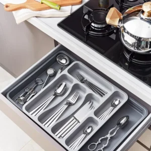 Suport pentru Tacamuri, Asi Home Drin Classic, Gri, Plastic