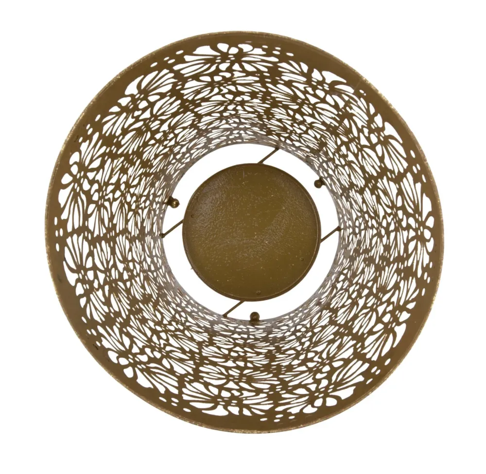 Suport Umbrele Mauro Ferretti Fiori Glam Ø 24X42 cm, Auriu
