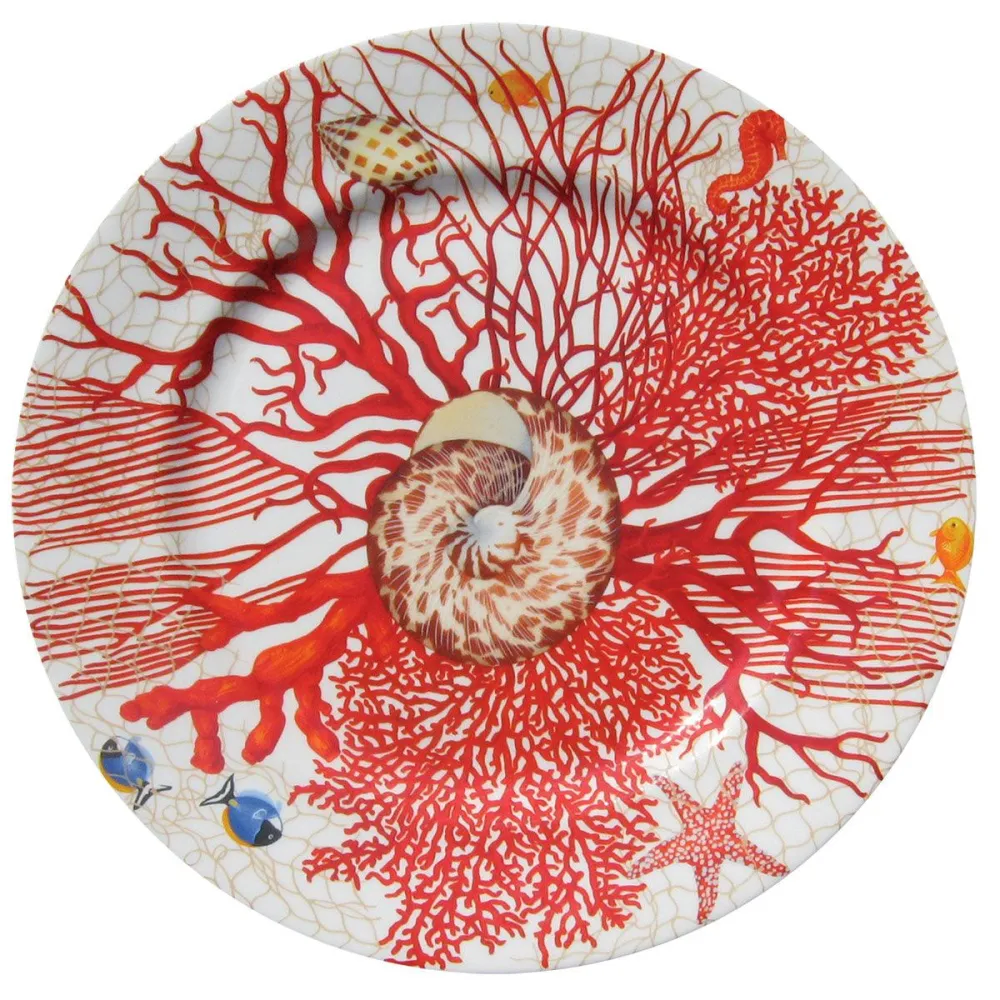 Taitù farfurie rotunda de servire pentru tocat h.2,2cm d.31cm Fine Bone China portelan 2-36