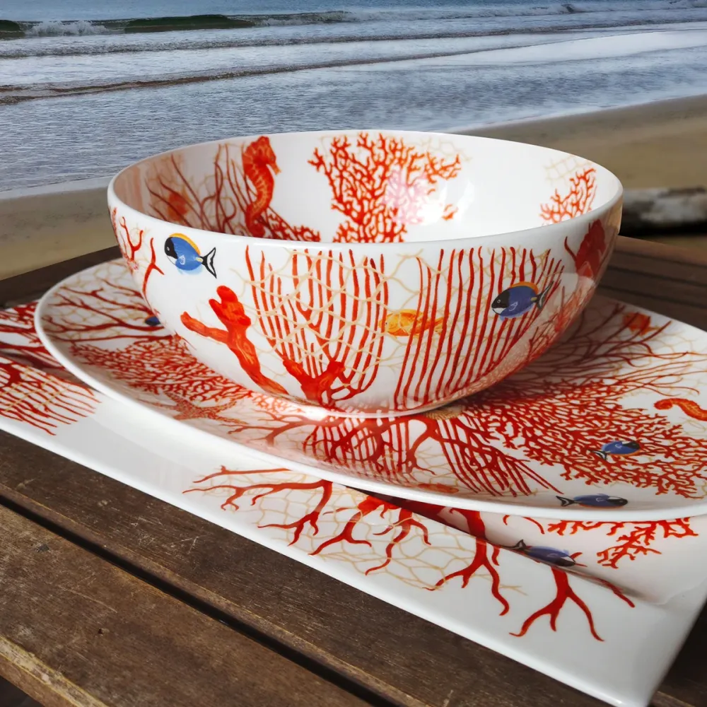 Taitù farfurie de servire Mare porțelan fin bone china 2-3-9