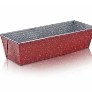 Tavă pentru copt pâine și prăjituri ZEPHYR Red Passion ZP 1223 EF, 30,5 cm, acoperire cu marmură, roșu