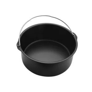 Tavă pentru prăjitură cu aer cald SAPIR SP 1983 F7, ~17 cm, strat antiaderent, neagră
