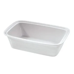 Tava dreptunghiulara pentru cuptor, portelan, 24x15 cm, Burgund - KUCHENPROFI