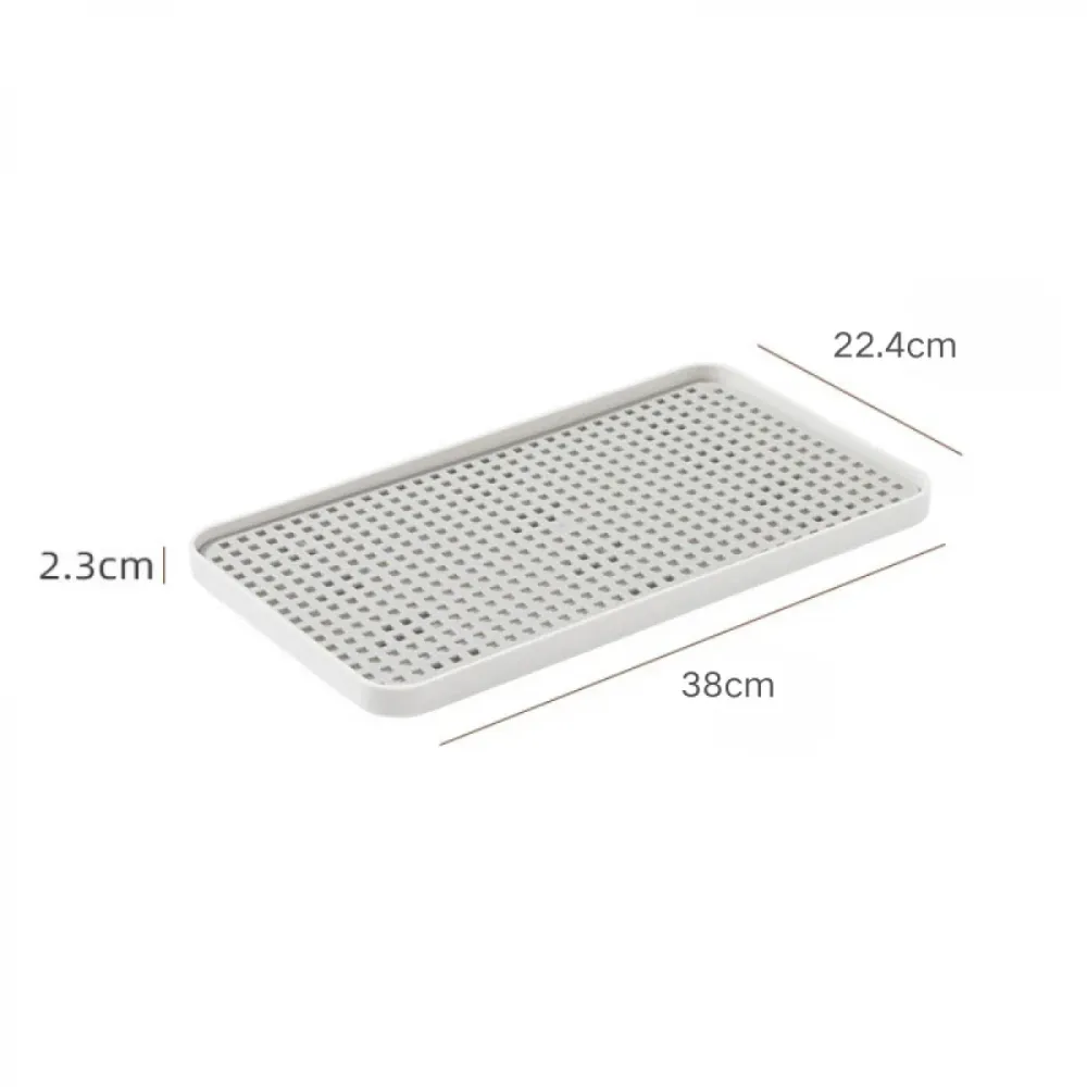 Tava multifunctionala cu sistem de scurgere pentru bucatarie si baie, 38 x 22.4 x 2.3 cm