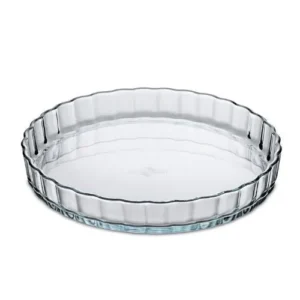 Tava rotunda pentru cuptor, sticla, 27 cm - KUCHENPROFI