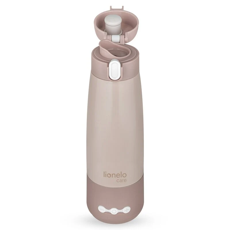Termos inteligent cu incalzire, Lionelo, ThermUp Bottle, Incalzeste 3.5 min, Mentine temperatura pana la 20 h, Constructie...