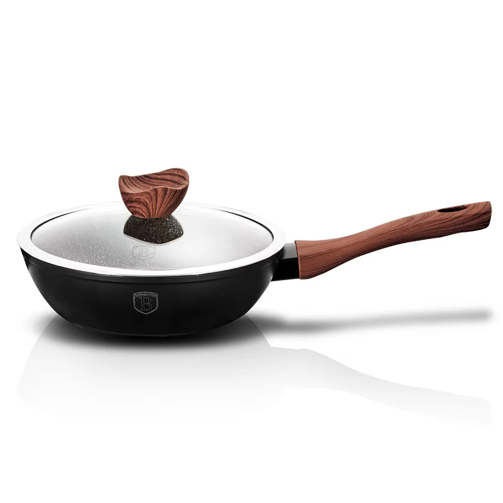 Tigaie adâncă cu capac Ø24 cm – Berlinger Haus BH 1718 Ebony Rosewood Collection
