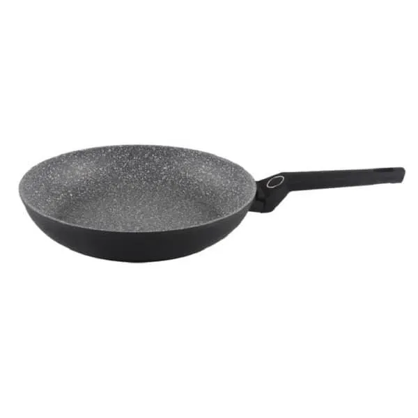 Tigaie aluminiu, interior granit, compatibil inductie, diametru 26 cm, maner soft touch / ZLN 3307