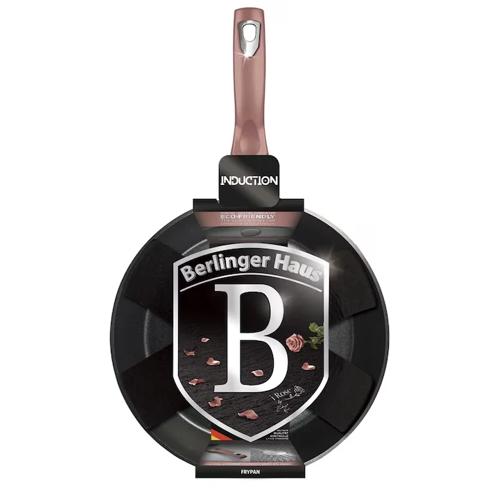Tigaie fără capac Ø28 cm – Berlinger Haus BH 6025 Metallic Line Rose Gold Edition