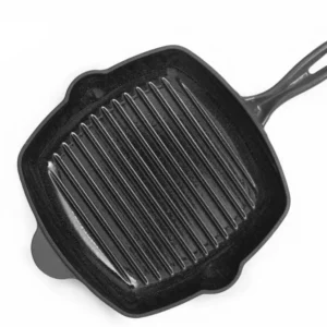 Tigaie grill fonta emailata 26.5x4.5 cm