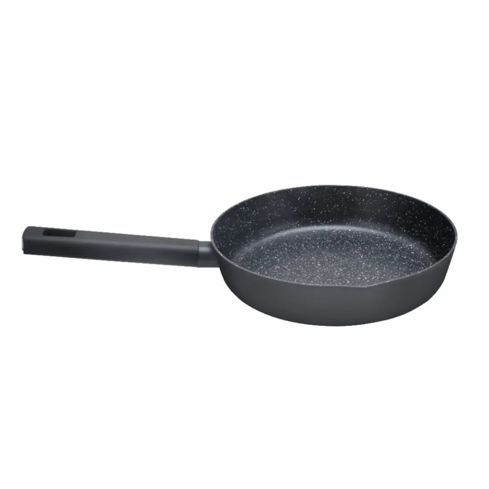 Tigaie cu invelis din marmura ecologica, diametru 22cm, capacitate 2 L / ZLN 0911