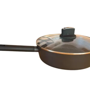 Tigaie Zilan 28 cm Antiaderenta cu Capac Compatibila Inductie