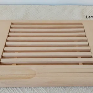 Tocator cu gratar detasabil pentru taiat paine din Lemn, 35x28.5x2 cm
