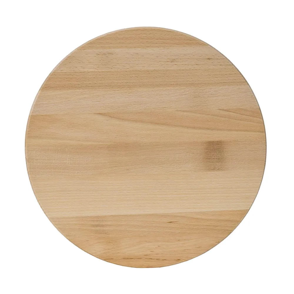 Tocator rotativ din lemn de fag, pentru servire, diametru 35cm / EXT 8009