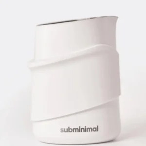 Ulcior de lapte Subminimal FlowTip fără mâner 450 ml - Alb