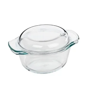 Vas rotund cu capac, sticla, 18 cm, Alsace - KUCHENPROFI