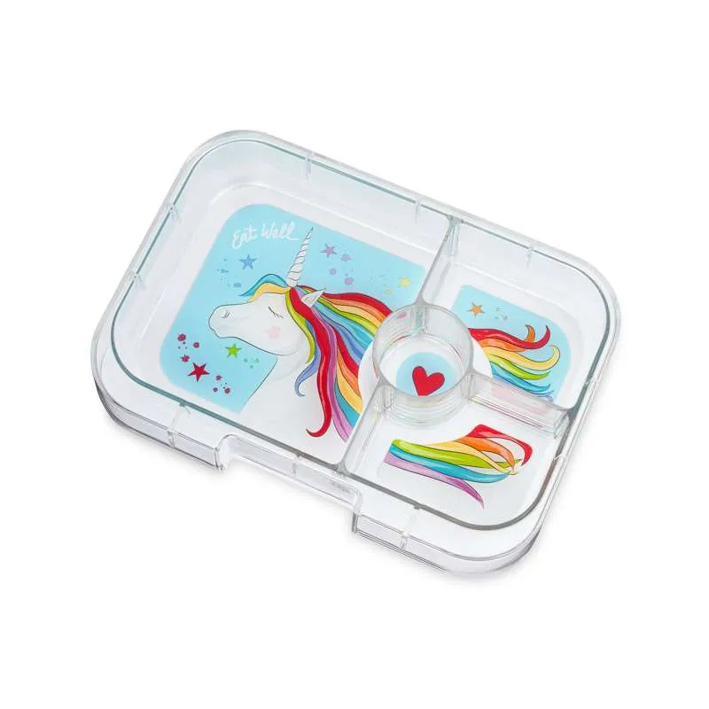 Yumbox Cutie pentru prânz - Panino - 4 compartimente - Lavandă Purpurie/Unicorn