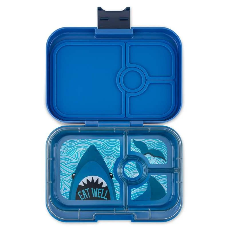 Yumbox Cutie de prânz - Panino - 4 compartimente - Surf Blue/Shark