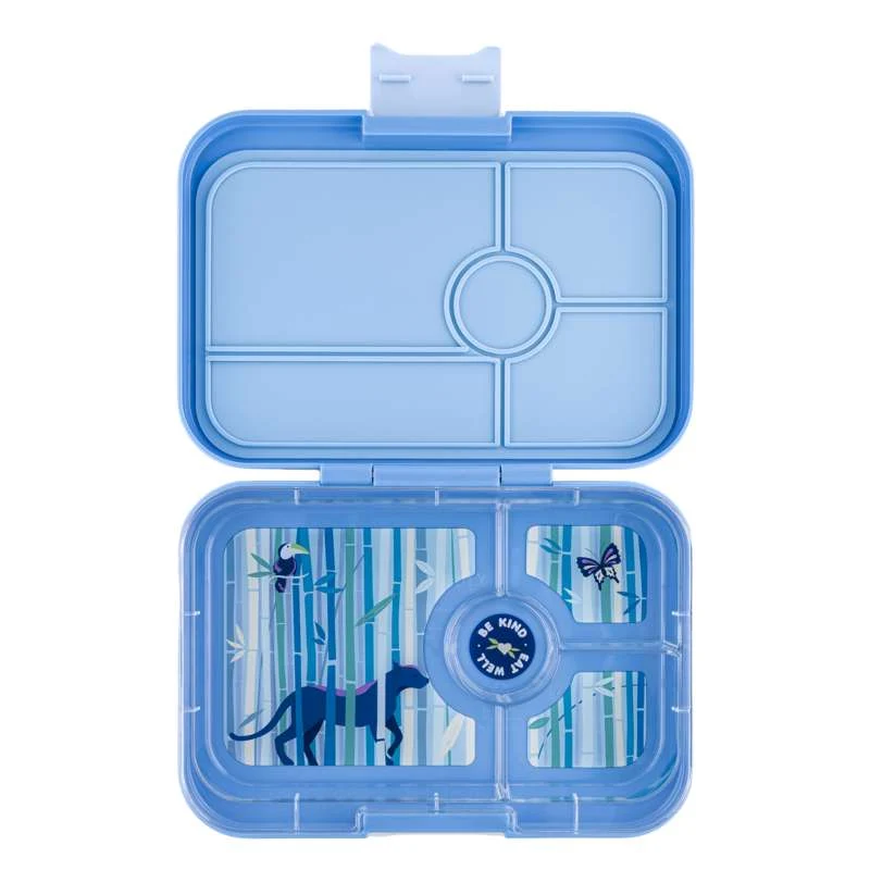 Yumbox Cutie de prânz - Tapas XL - 4 compartimente - Albastru Pufos/Panteră
