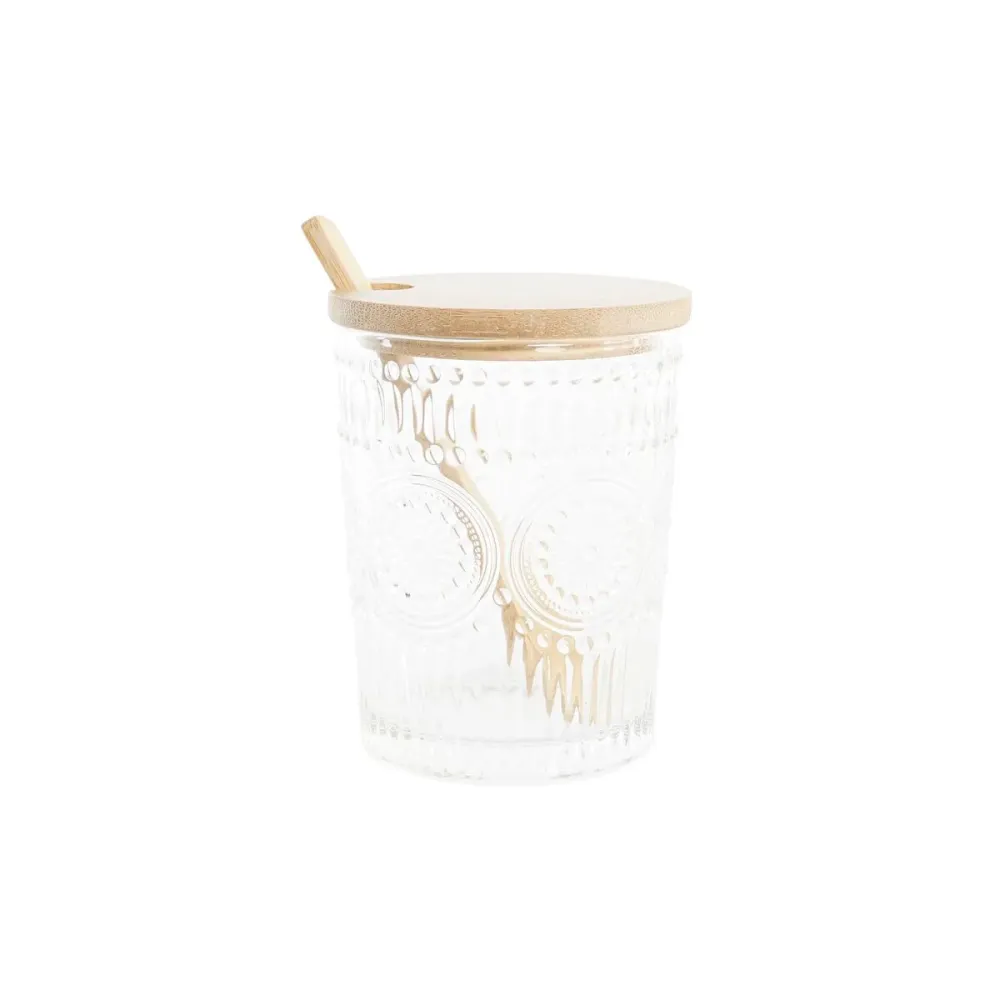 Zaharniță DKD Home Decor 28 x 10 x 13,5 cm Geam Natural Transparent 300 ml Sticlă borosilicată