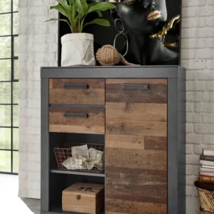 Comodă »BROOKLYN«, cu aspect industrial, 92 cm latime
