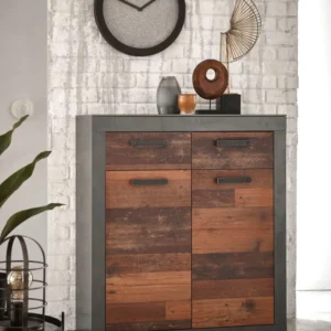 Comodă »BROOKLYN«, cu aspect industrial, 92 cm latime