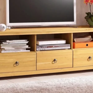 Comodă TV Gotland din lemn de pin natur 147 cm