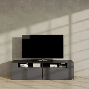 Comodă TV TACOMA culoare grafit mat,180 cm latime