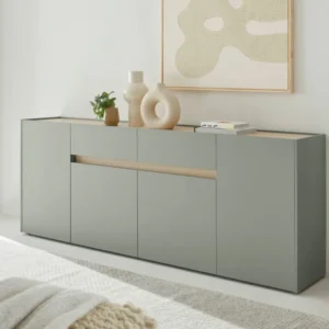 Comoda »City Giron« verde aloe cu design modern 223,5 cm latime