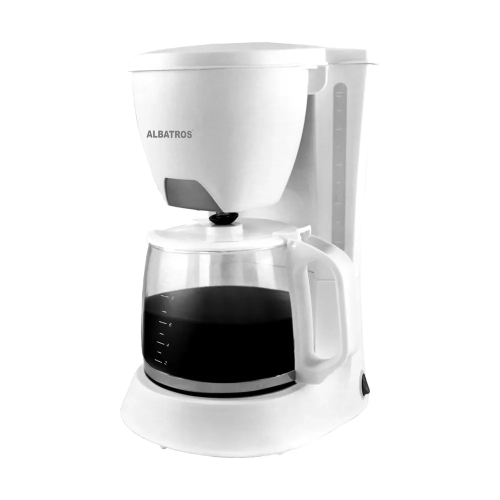 Cafetiera Albatros VERONA WHITE 2 | 680W, 1.2L, Alb