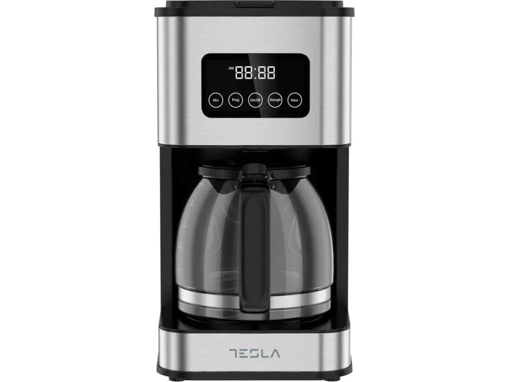 Cafetiera Tesla CMF201BX | 900W, 1.5L, Inox