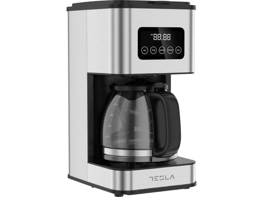 Cafetiera Tesla CMF201BX | 900W, 1.5L, Inox
