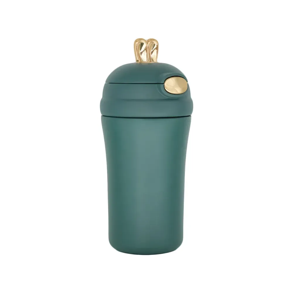 Cana termos, 400ml, din inox, Naimeed D5049, Verde