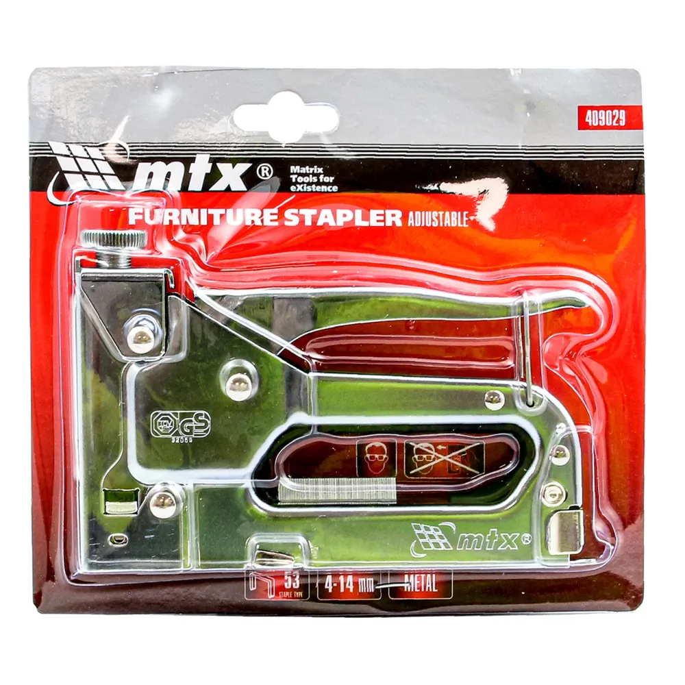 Capsator Profesional, mobilier reglabil MTX, tip capse 53, 4-14 mm, utilizare simpla, blister