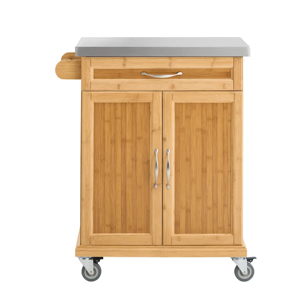 SoBuy Cărucior din bambus 74x46x92cm FKW13-N