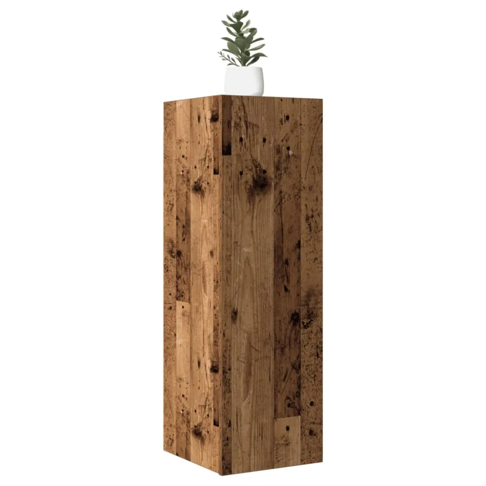 Dulapuri TV, 2 buc., lemn vechi, 30,5x30x90 cm, lemn prelucrat