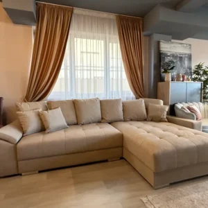 Colțar Extensibil Cairo 300 cm cu Arcuri Pocket - Dormit Frecvent