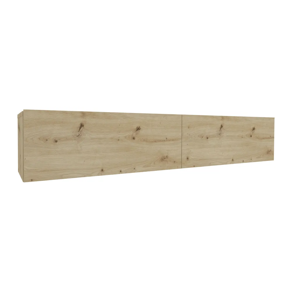 Comoda TV haaus Isla, 2 Usi, Stejar Artisan, 135 x 28 x 25 cm